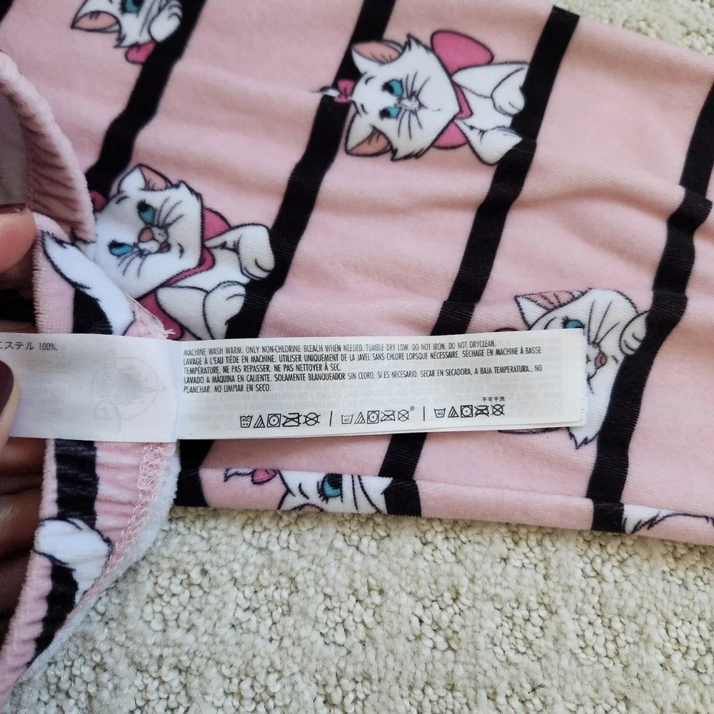 Disney Aristocats Cat Pajama Pants‎ Girls Size 5/6 Pink